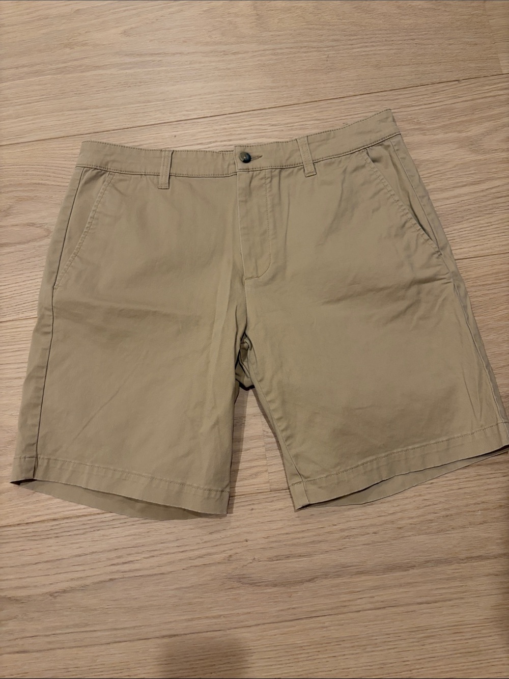 Slate & Stone Tan Flat-Front Chino Shorts